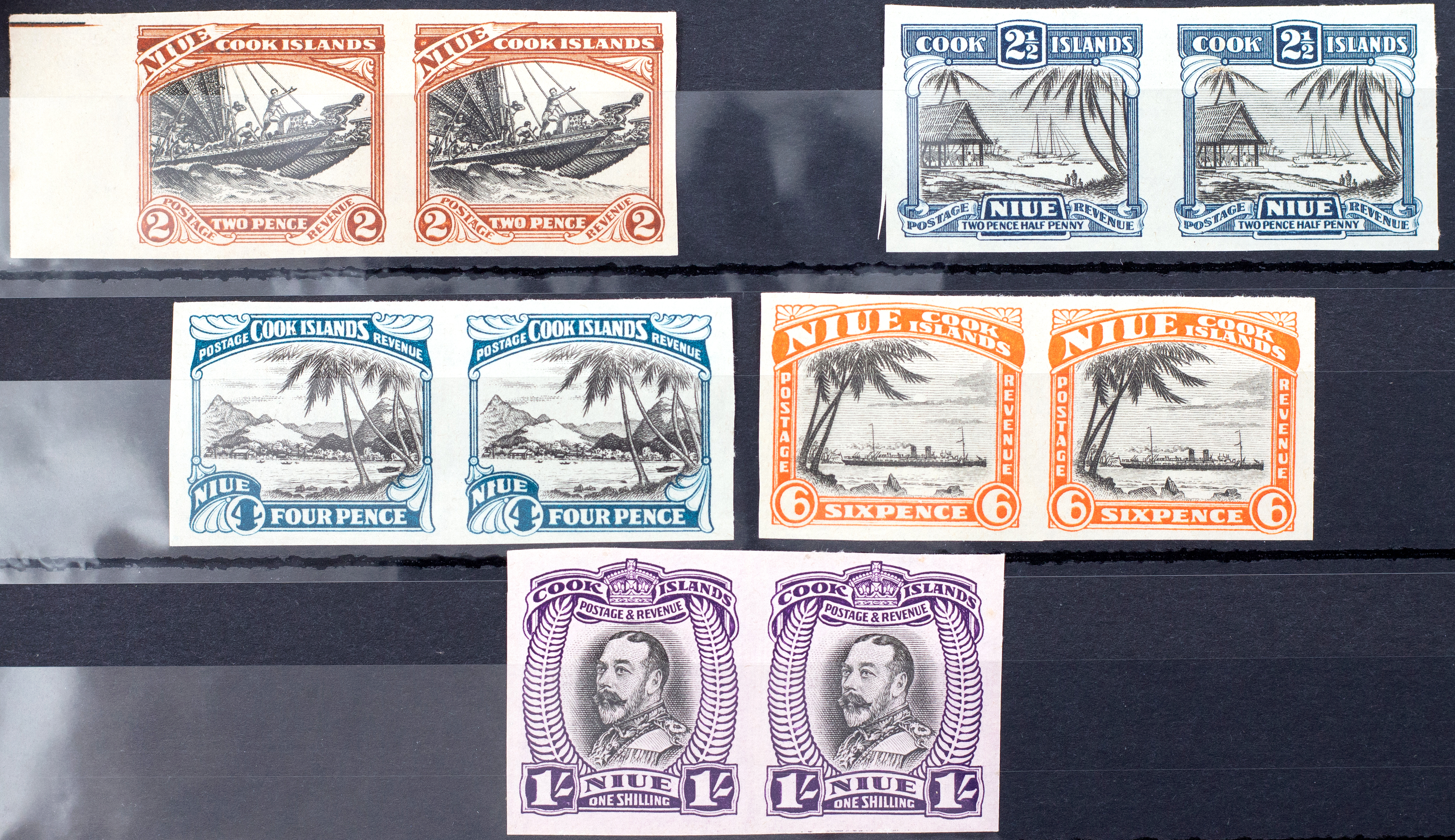 New Zealand, Nieu, Proofs, 1932, Fine