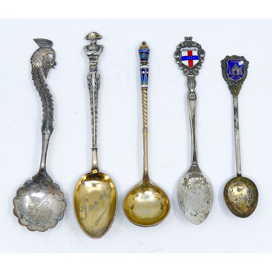 Box Russian Sterling Spoon etc. - 55 Grams TW