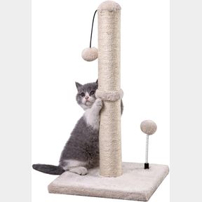 MECOOL CAT SCRATCHING POST PREMIUM BASICS KITTEN SCRATCHER SISAL SCRATCH POSTS WITH HANGING BALL 22IN FOR KITTENS OR SMALLER CATS