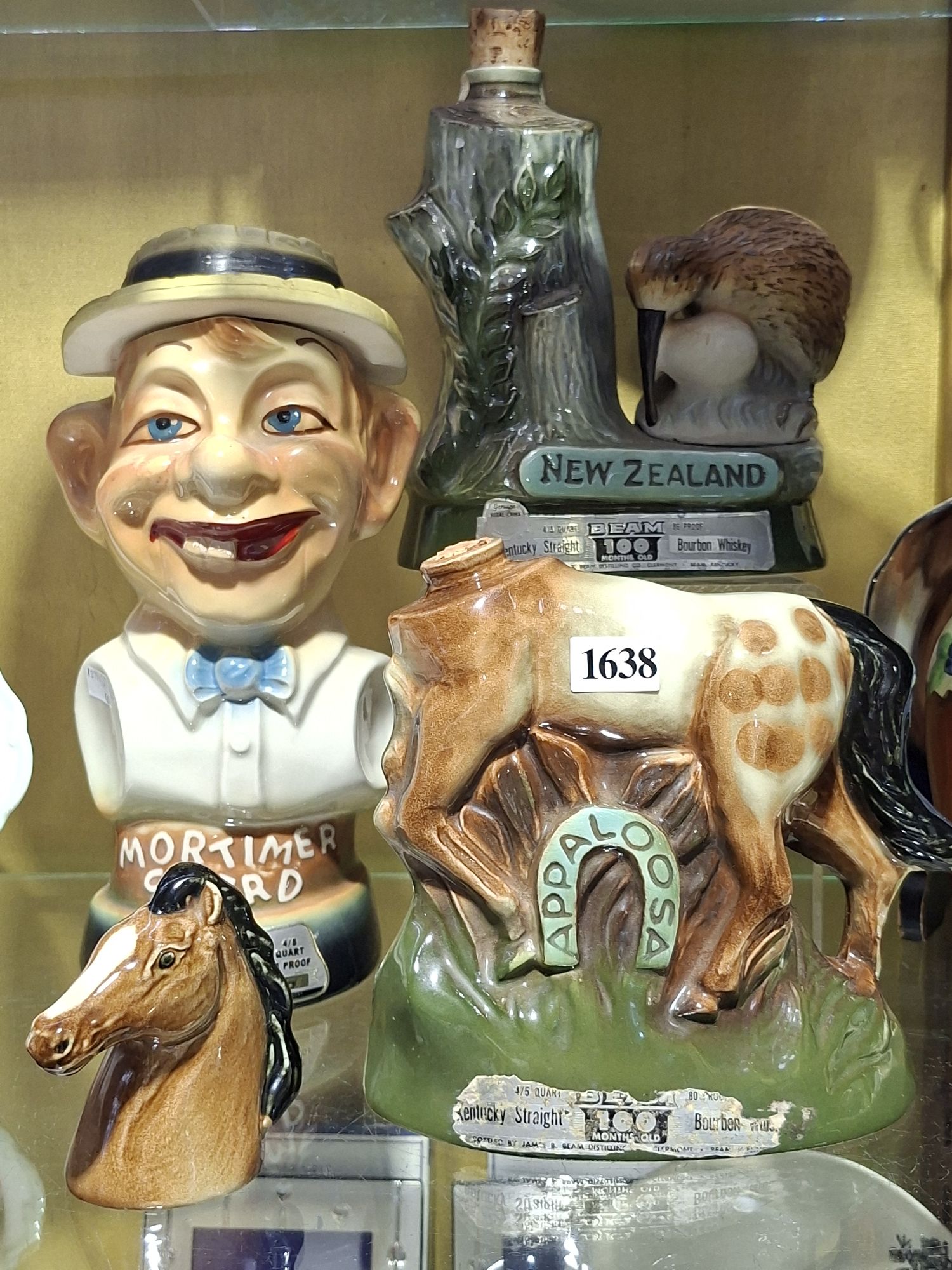 JIM BEAM BOURBON WHISKEY DECANTERS