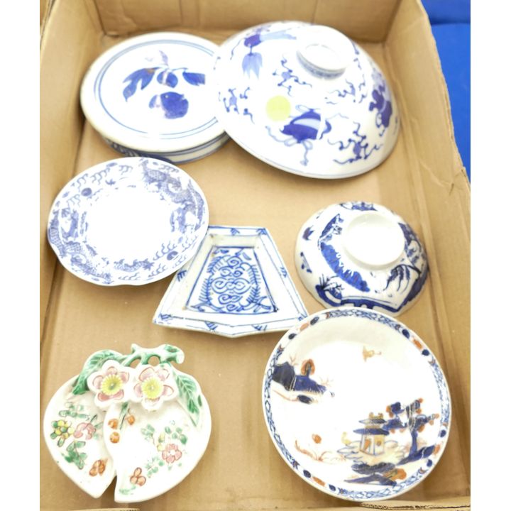 Box Chinese Porcelain Bowl Covers Etc