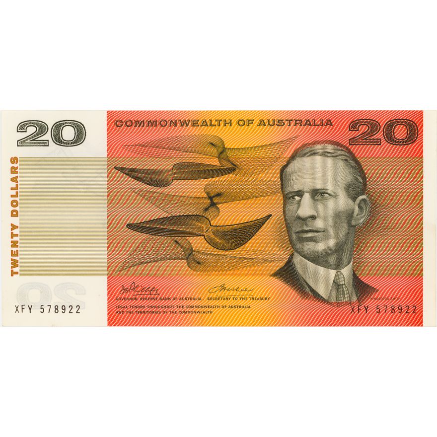 Phillips/Wheeler, Twenty Dollars, 1972,  UNC