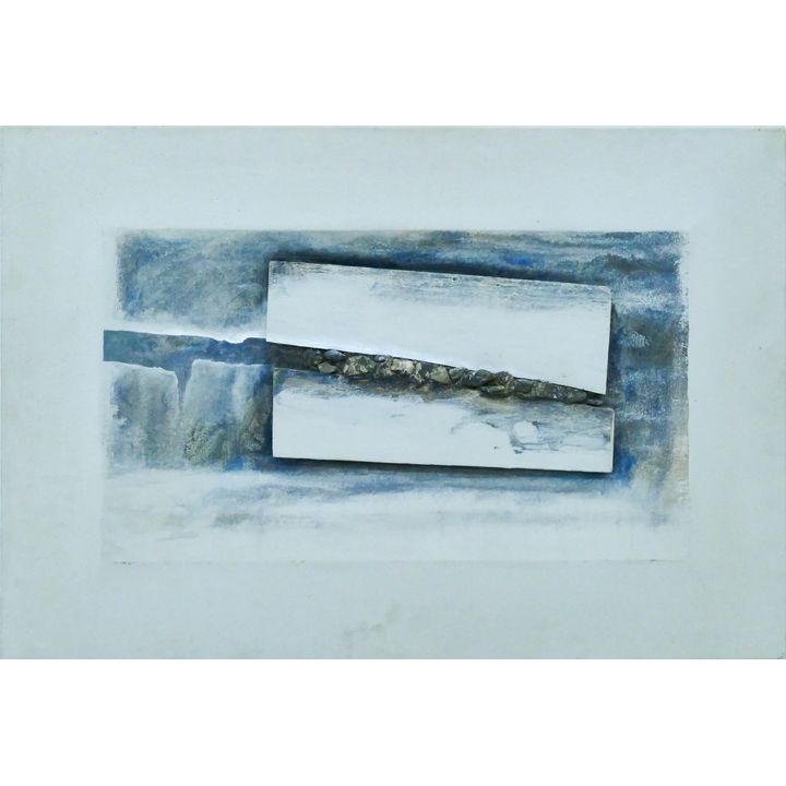 Neil Meitzler ''Formed Landscape'' 1966 Casein and Found Objects