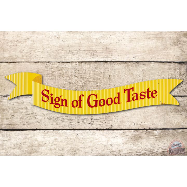 Coca-Cola Sign of Good Taste Metal Sign TAC 9