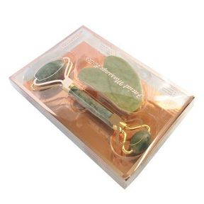 Kissinger Facial Jade Roller Massager + Gua Sha Set Genuine Jade|broken