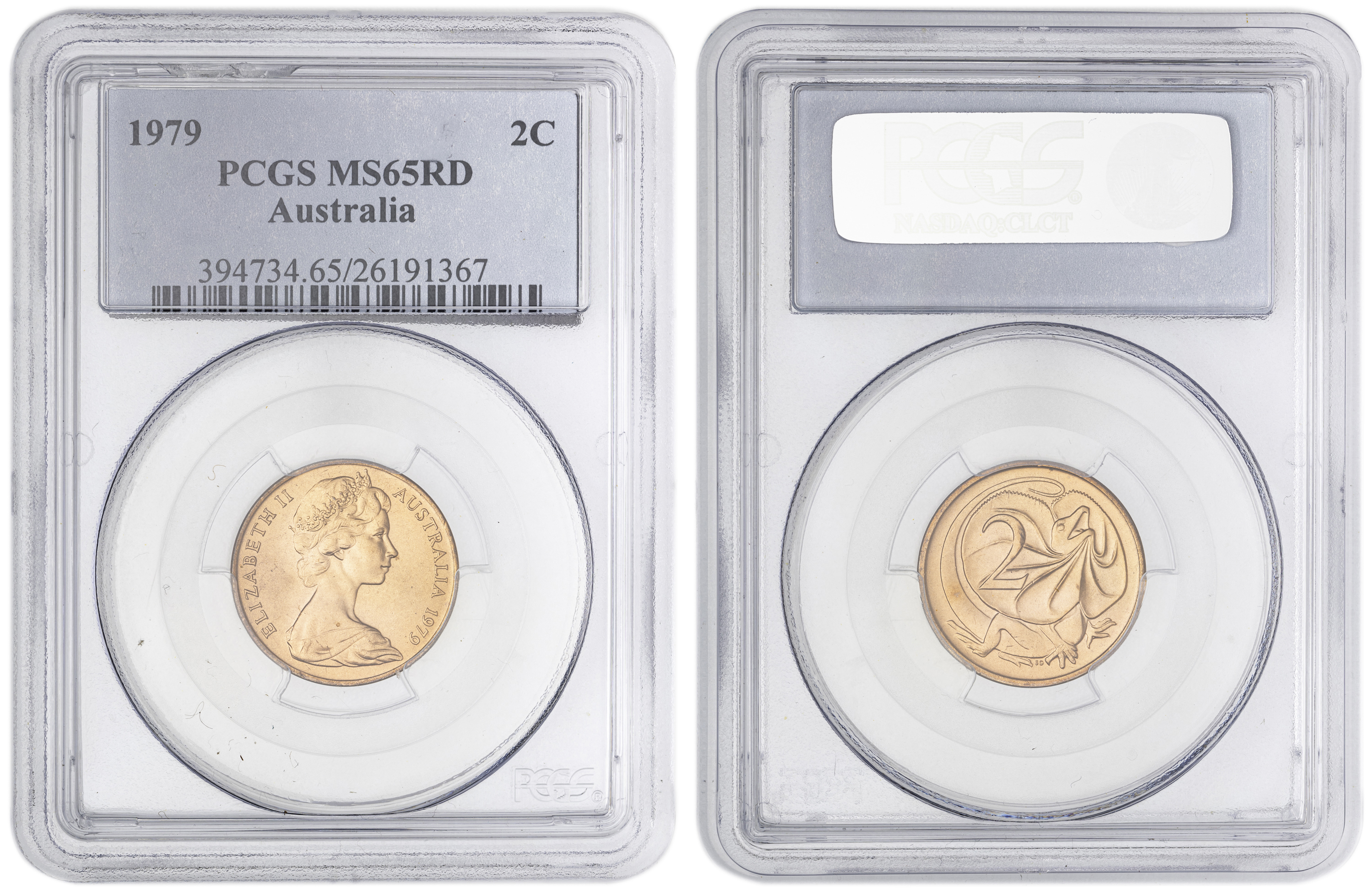 Two Cent, 1979, PCGS MS65RD