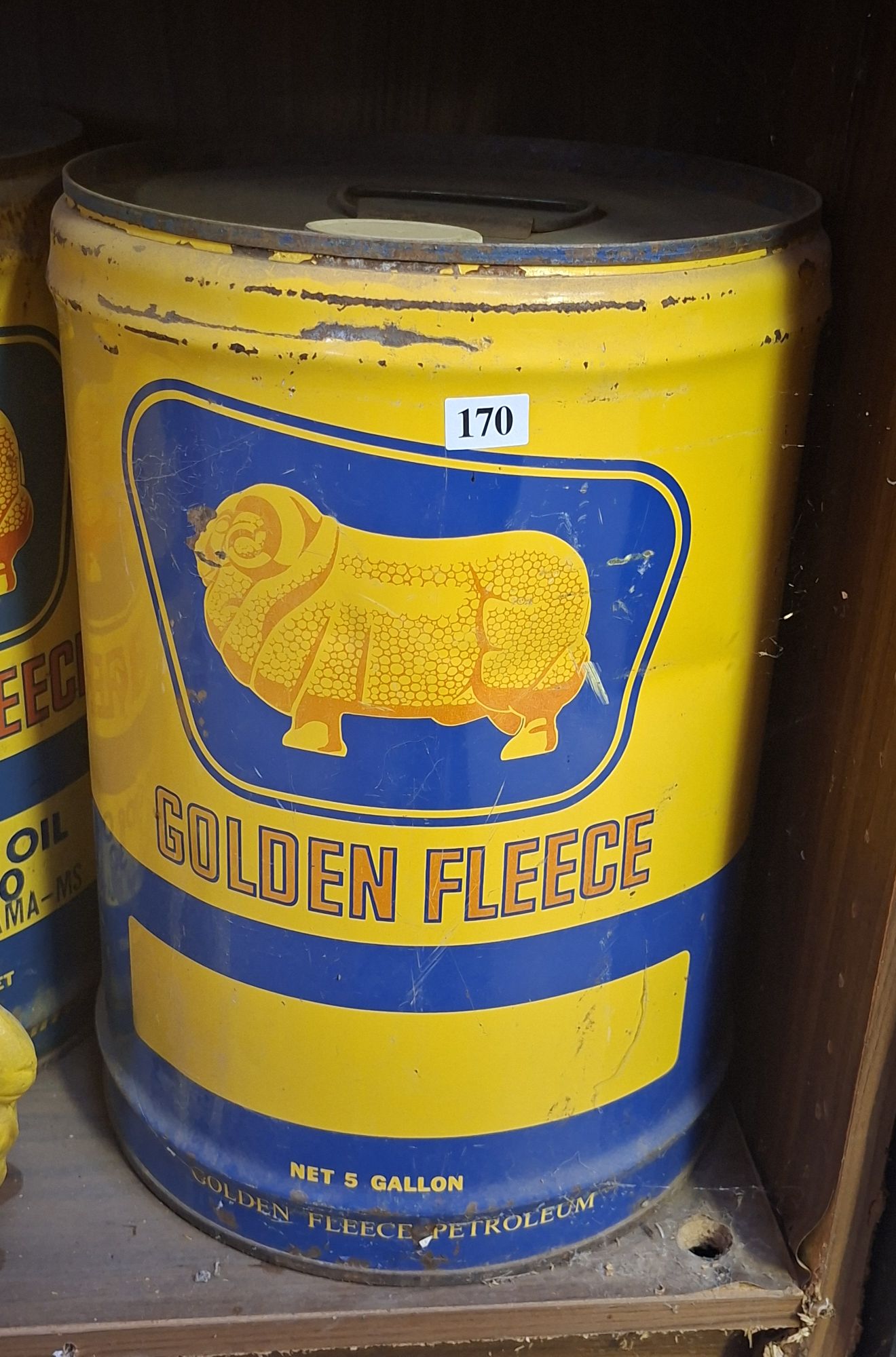 Golden Fleece Oil Drum
