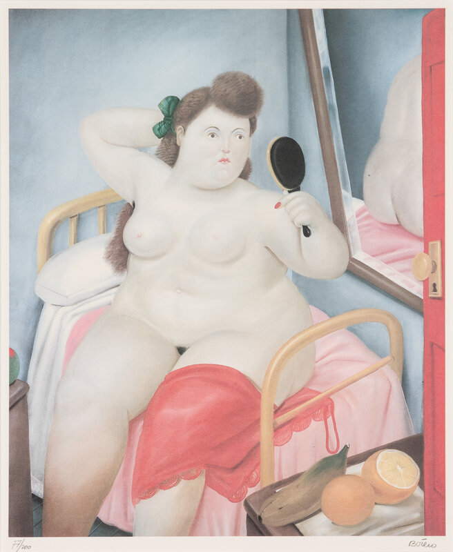 After Fernando Botero
(Colombian, 1932-2023)
La toilette (from Botero), 1983