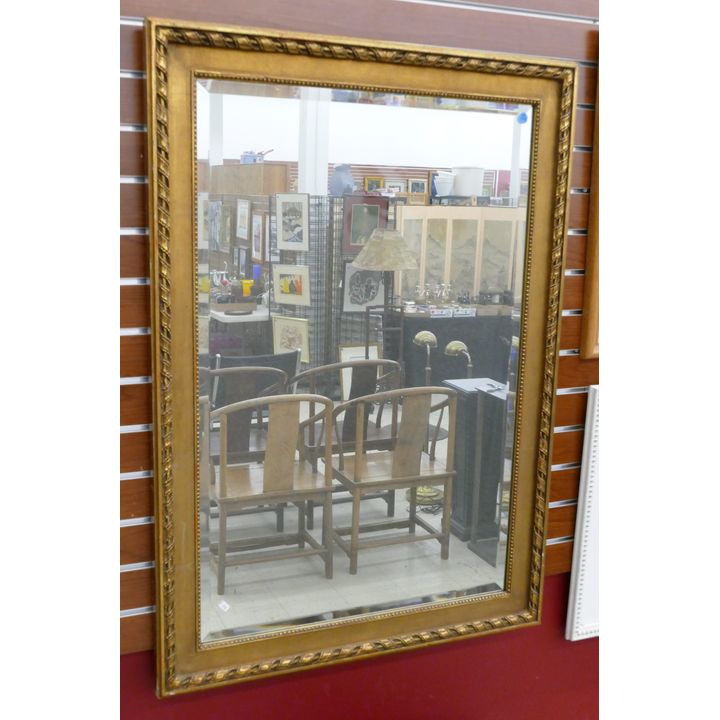 Vintage Gilt Framed Hanging Mirror 41.5''x29.5''