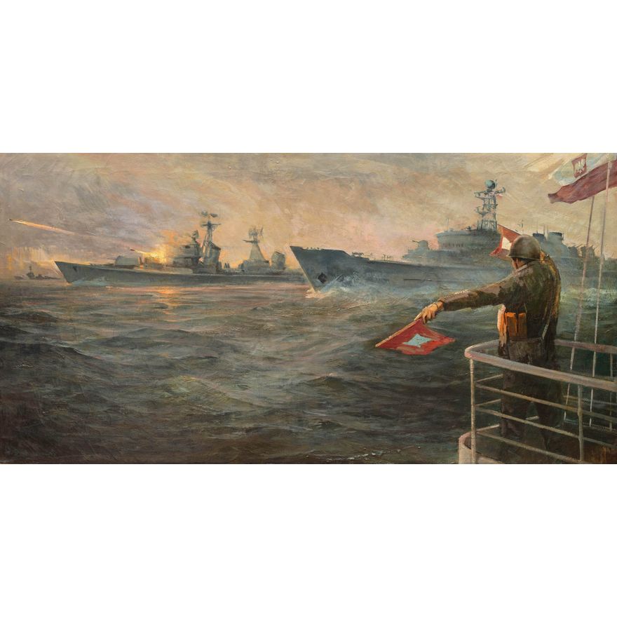 Henryk Baranowski | ORP Warszawa w akcji