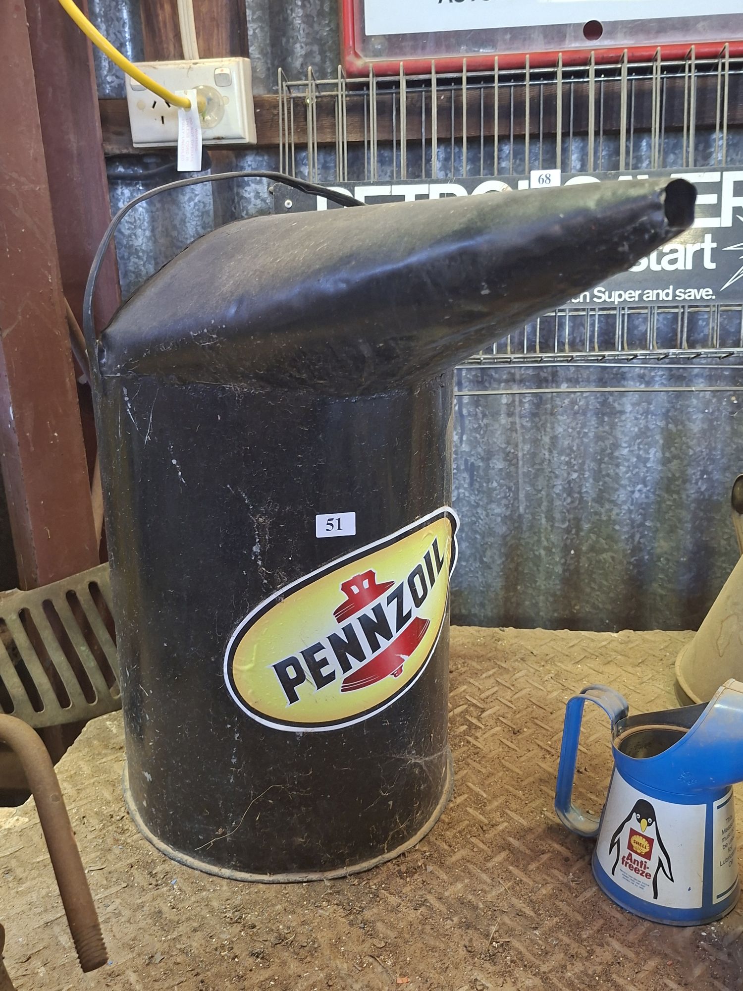 Vintage Oil Pourer Tin
