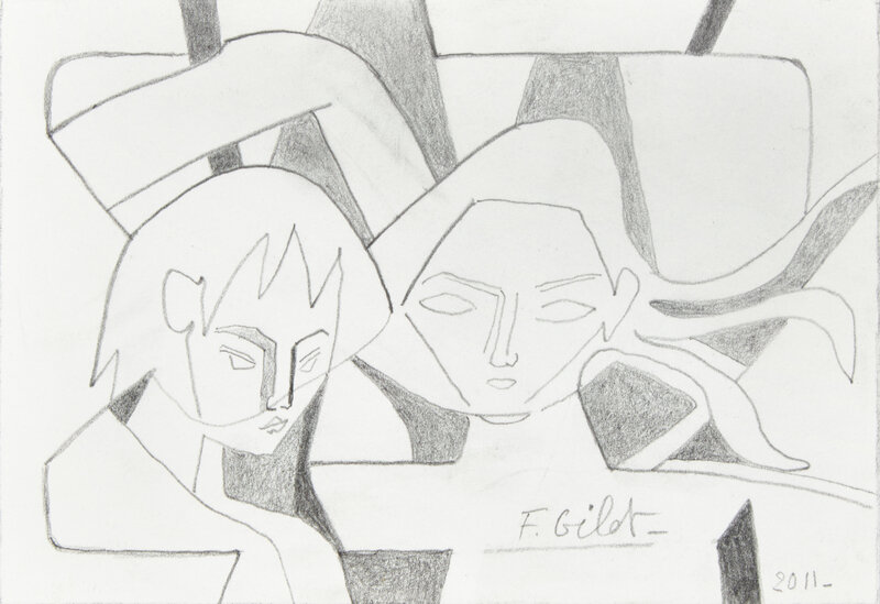 Françoise Gilot
(French, 1921-2023)
Deux femmes, 2011