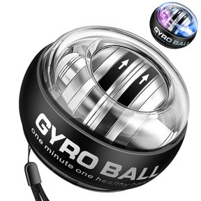 Power Wrist Ball with Led Light Gyro Ball Black |