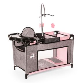 Bayer Multibed for 40cm Dolls (Pink/Grey) Unicorn (56cm Long) |