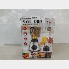 2 IN 1 HEAVY DUTY 1.5L ELECTRIC GLASS BLENDER -(JAR ATTACHMENT MISSING)