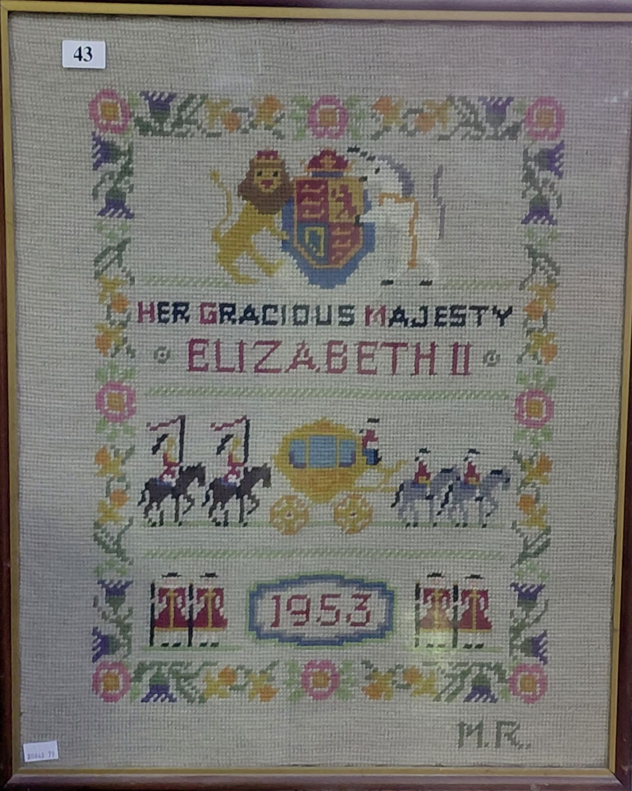 43 · FRAMED TAPESTRY