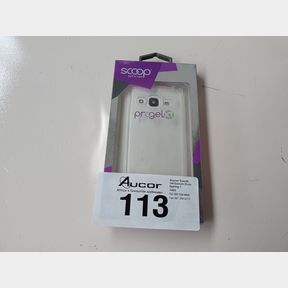SCOOP PROGEL XT SHELL CASE FOR SAMSUNG GALAXY J3 2016(CLEAR)
