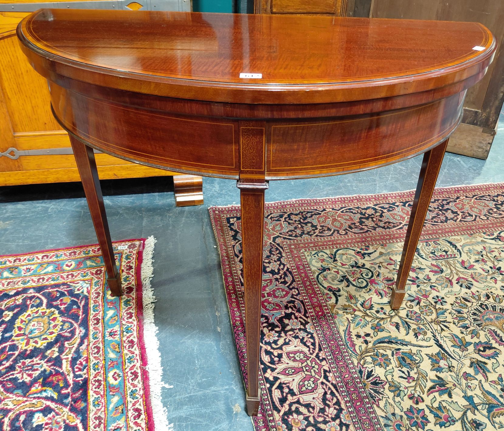 612 · 19TH CENTURY CARD TABLE