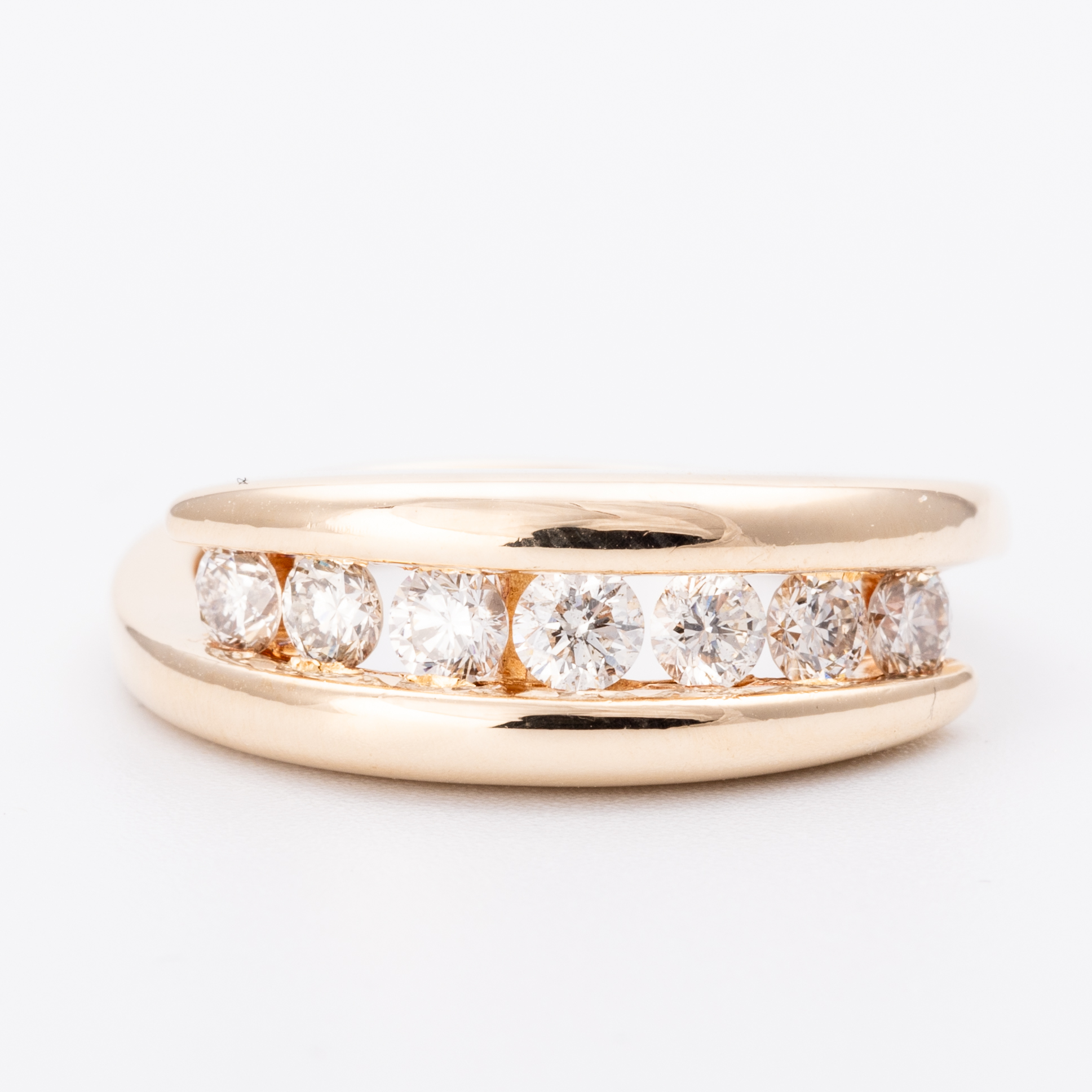 226 · 0.35 Carat Diamond Crossover Band 10ct Gold