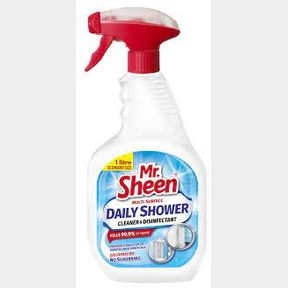Shield Mr Sheen Shower Cleaner and Disinfectant 1L | PK 51672/9642 B5 (S5)