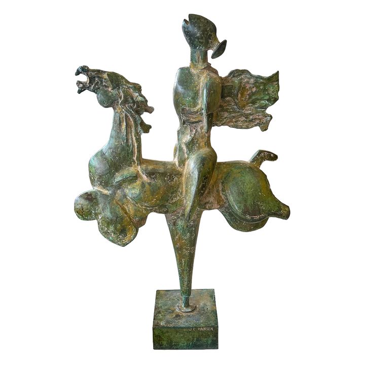James Lee Hansen ''Carousel Hero'' 1987-88 Bronze