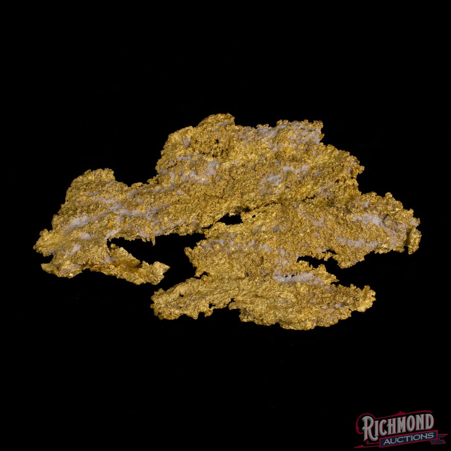 Large Rough Gold 149 gram Rare Large Reef Gold Nugget Extracted From Quartz Vein (4.7 oz ...