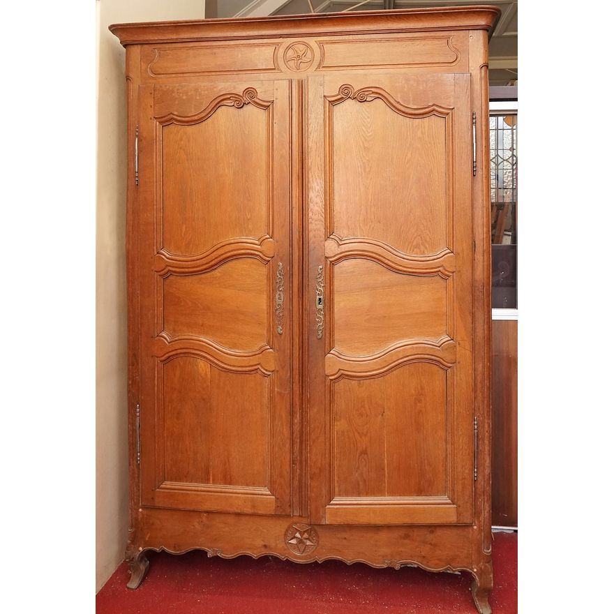Antique French Oak Armoire OldJW Auctioneers