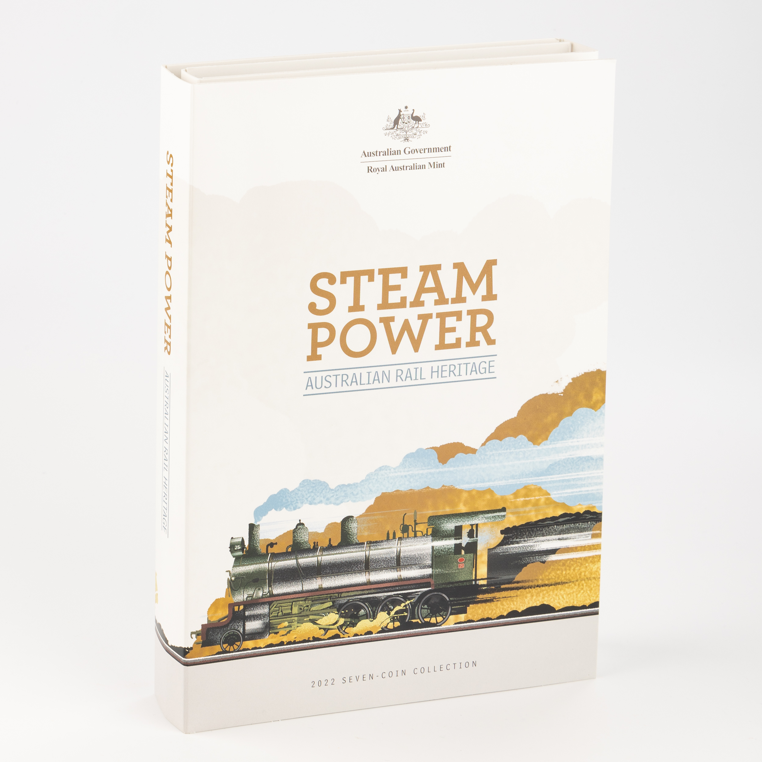 Elizabeth II, RAM- Steam Power, Australian Rail Heritage, Fifty Cents, 2022, UNC