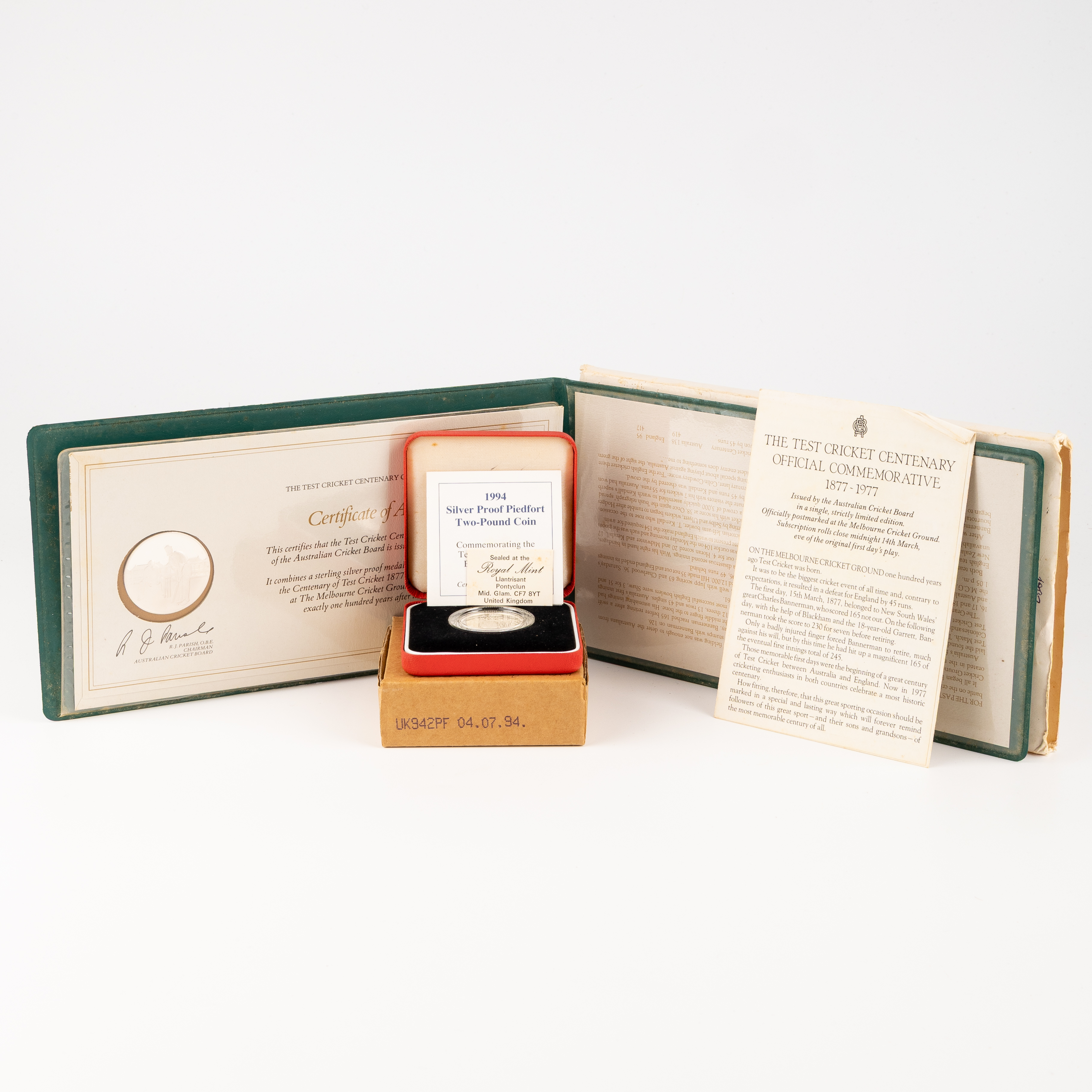 Elizabeth II, Bank of England Tercentenary, Two Pounds, 1994, FDC