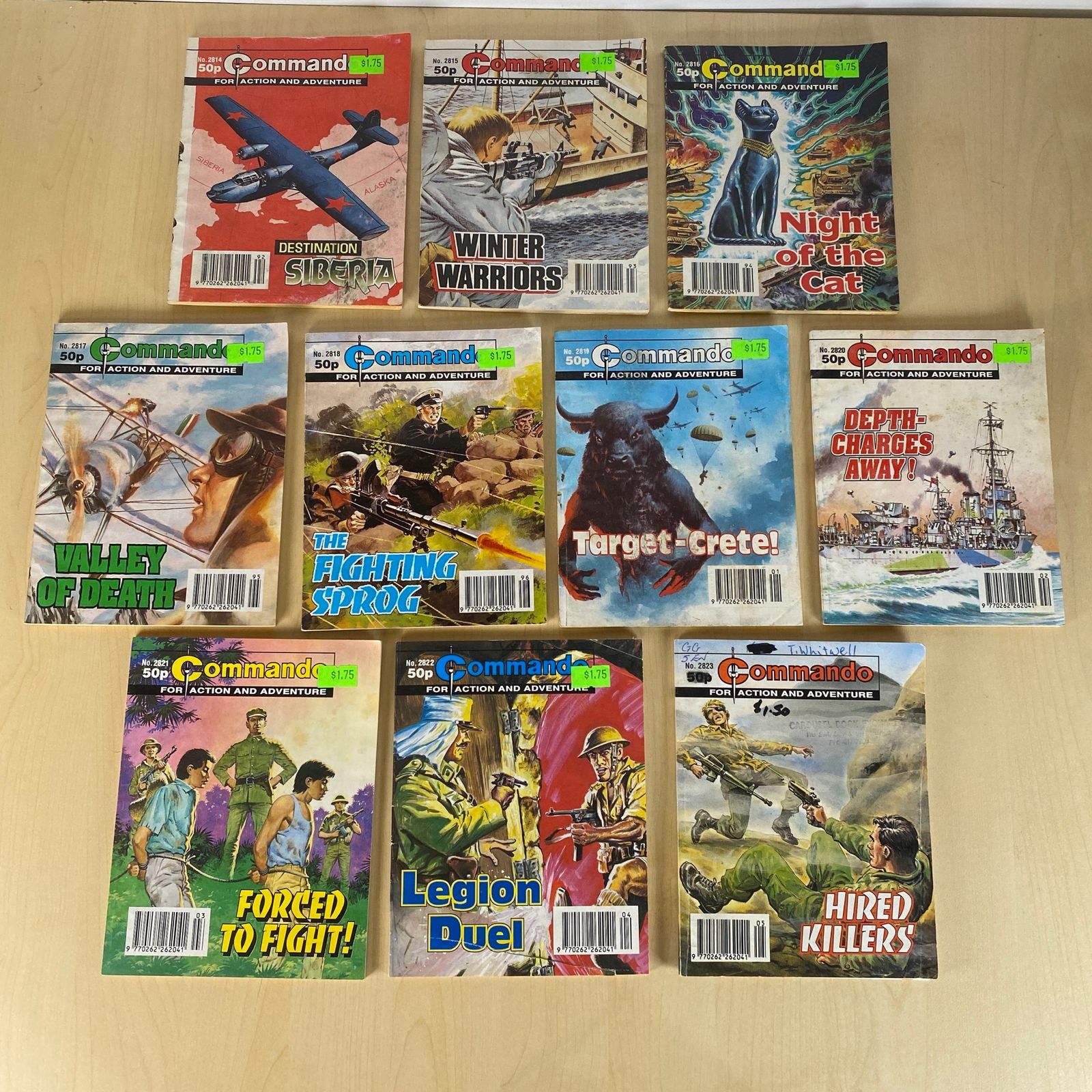 Commando War Comics Issues - 2814, 2815, 2816, 2817, 2818, 2819, 2820, 2821