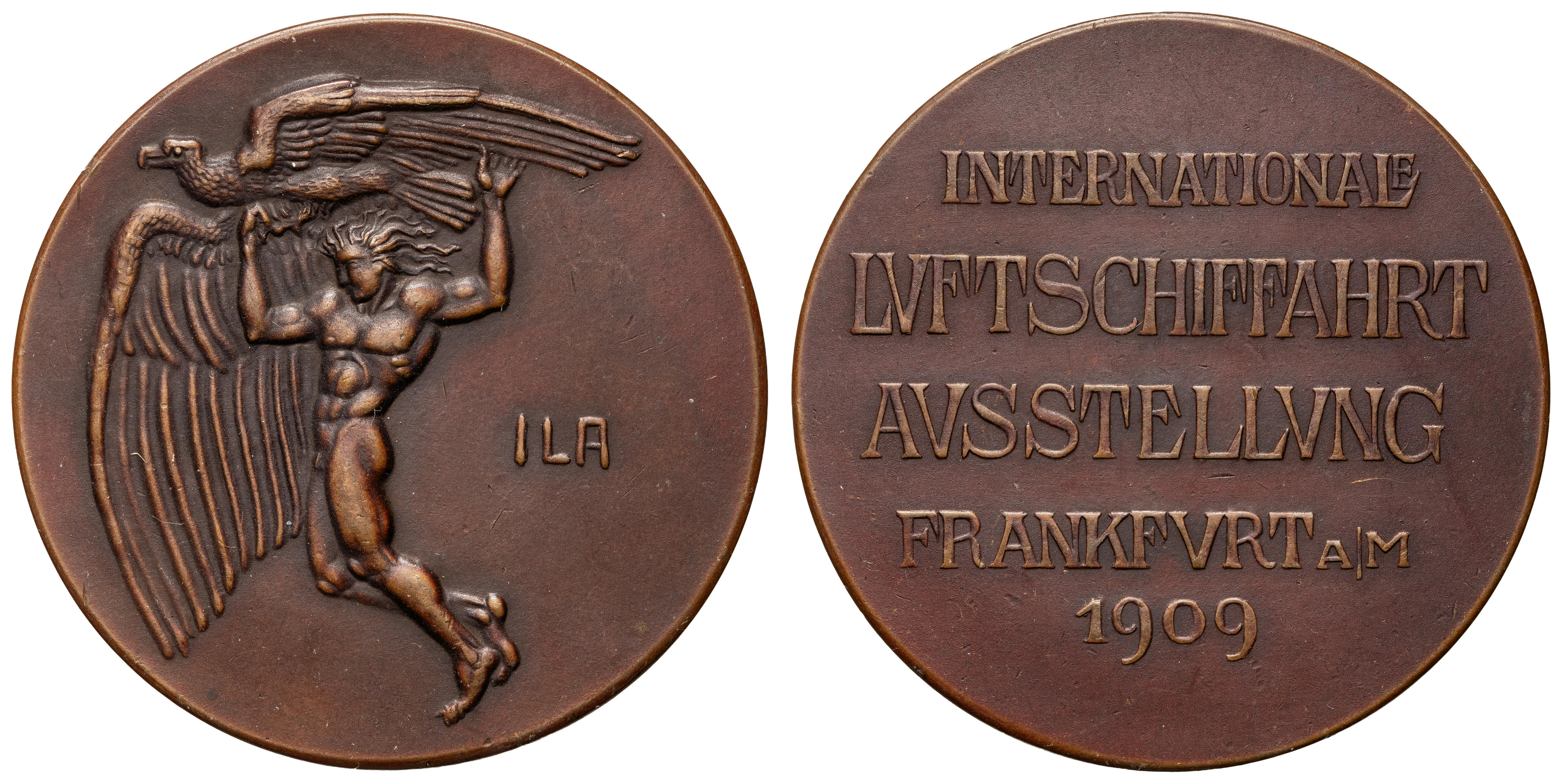 Germany, William II, International Aviation Exhibition, Frankfurt, 1909, UNC