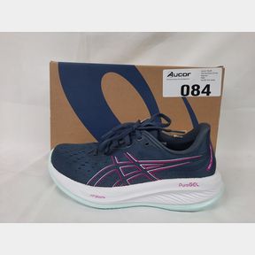 ASICS WOMEN S GEL-CUMULUS 26 ROAD RUNNING SHOE - NAVY - TARMAC/BOLD MAGENTA - WOMEN UK 6