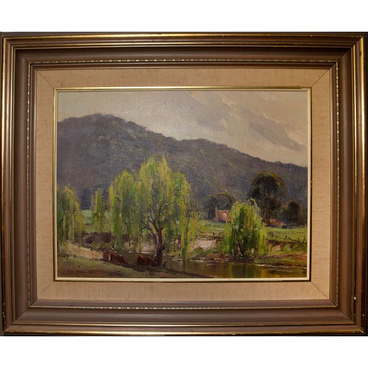 Allan Fizzelle, 'Landscape with Willows', 1978,