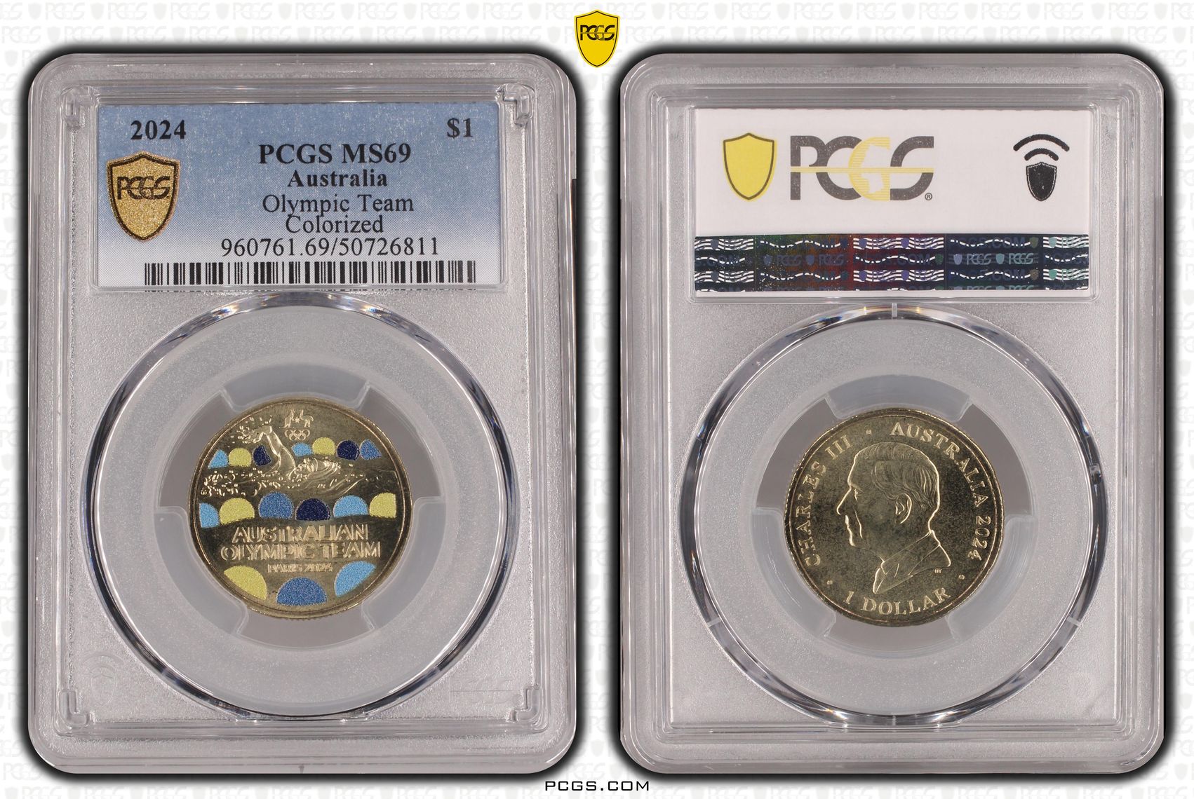 Olympic Team, One Dollar, 2024, PCGS MS69
