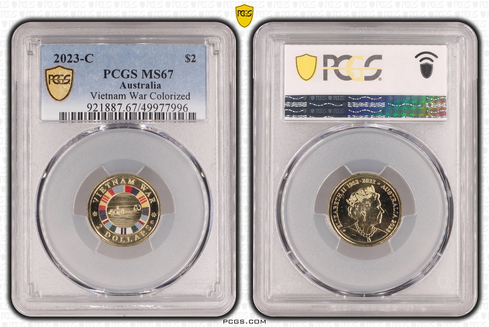 Vietnam War Colorized , Two Dollar, 2023-C, PCGS MS67