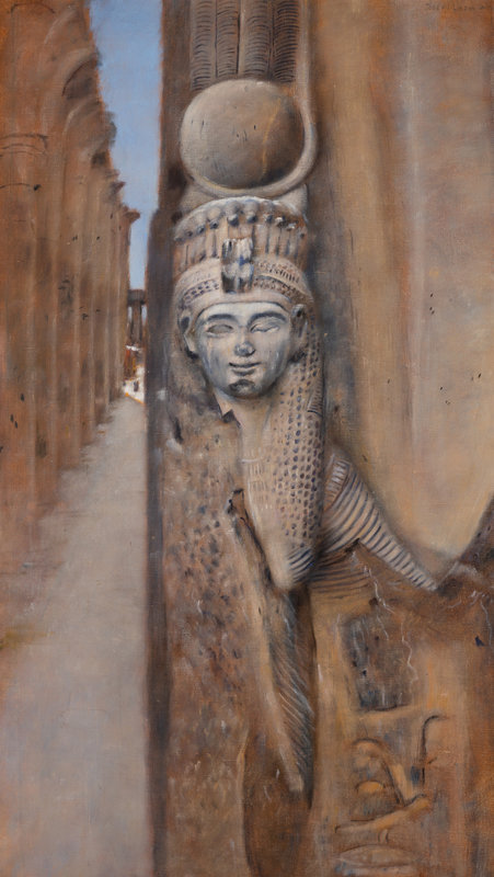 Joseph Lindon Smith
(American, 1863-1950)
Temple Columns with Sun God, Luxor