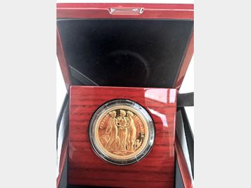 2020 ELIZABETH II 'THREE GRACES' GOLD 2oz PROOF 200 POUND COIN
