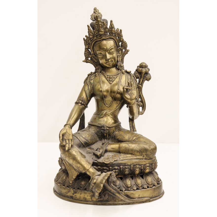 Tibetan Bronze Seated Tara