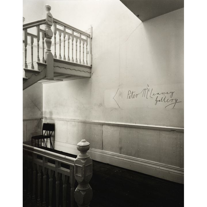 Andrew Ross 'Approach to the Peter McLeavey Gallery (with the original sign)'