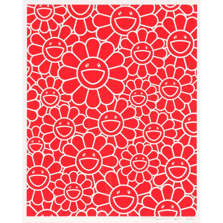 Takashi Murakami 'Flower Red'