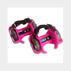 Flashing Small Whirlwind Pulley Adjustable Simply Roller Skating Shoes - Pink -bar 9902066674953 -51732/2645 B2 (S1)