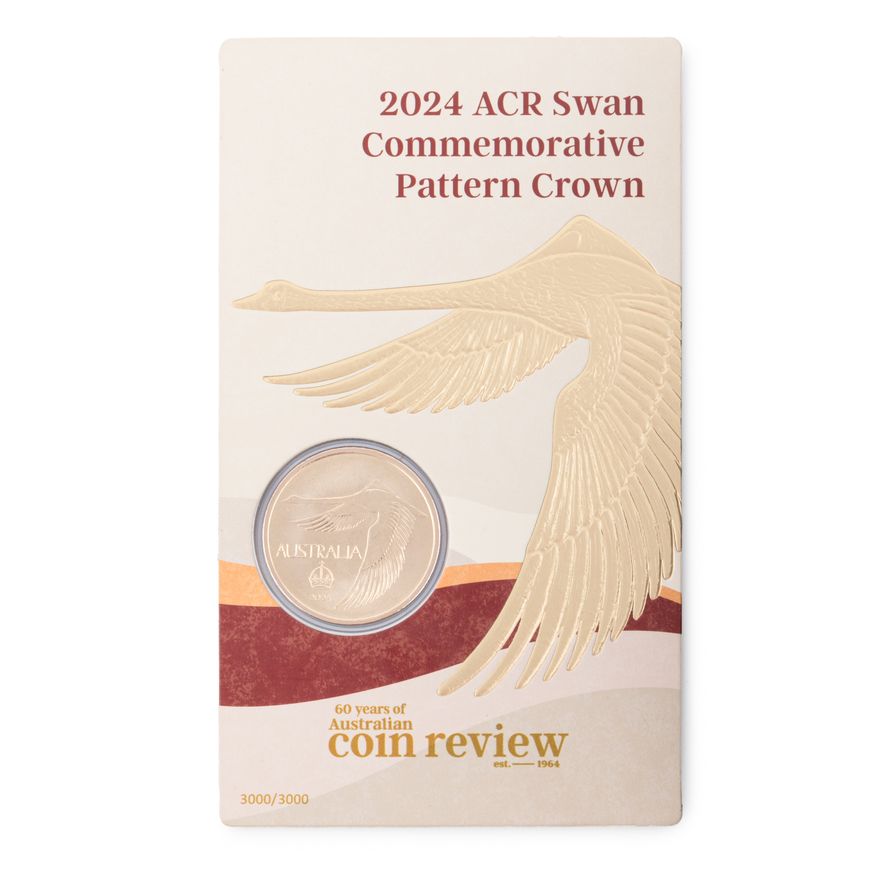 Card #3000/3000, 2024 ACR Swan Commemorative Pattern Crown Aluminium-Bronze, UNC