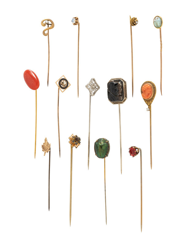 COLLECTION OF ANTIQUE STICK PINS