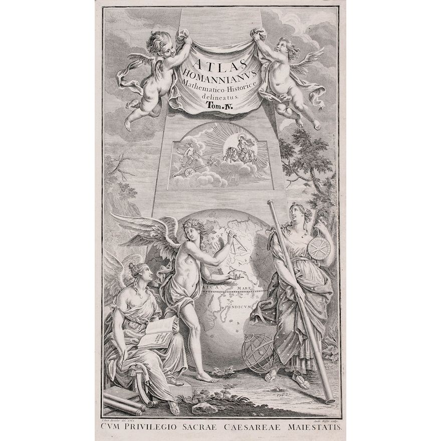 Johann Justus Preisler, Andreas Hafer | Atlas Homannianus Mathematico Historice delineatus. Tom IV.