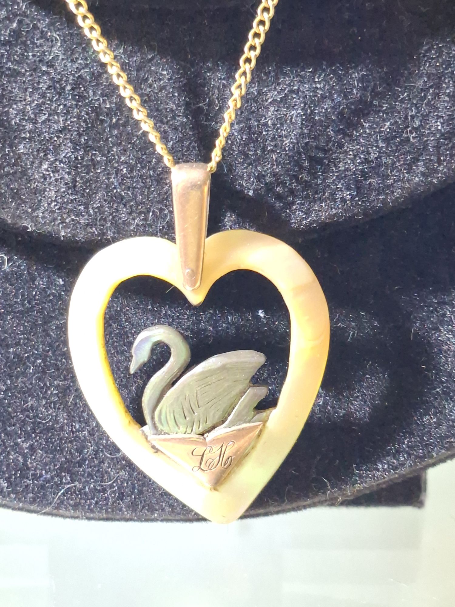 9ct Mother Of Pearl Pendant