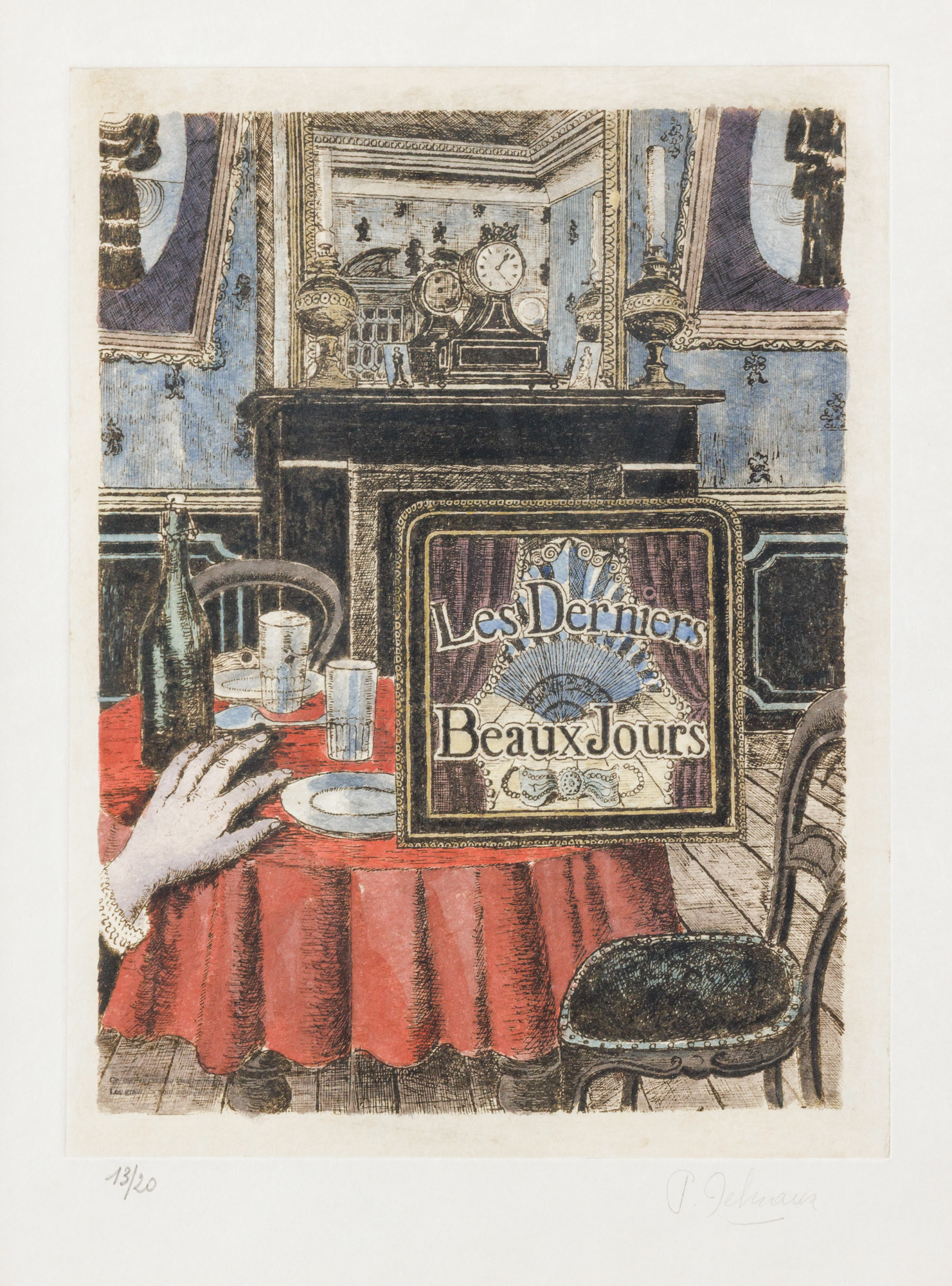 Paul delvaux (1894-1994) – kavel bij Bernaerts, Antwerp