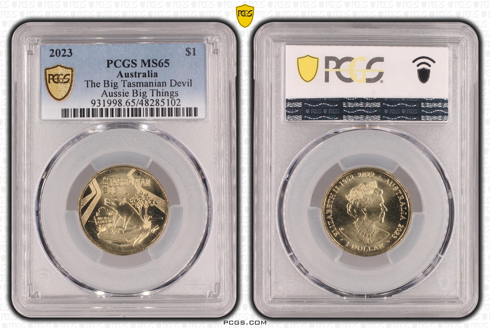 311 · The Big Tasmanian Devil Aussie Big Things , One Dollar, 2023, PCGS MS65