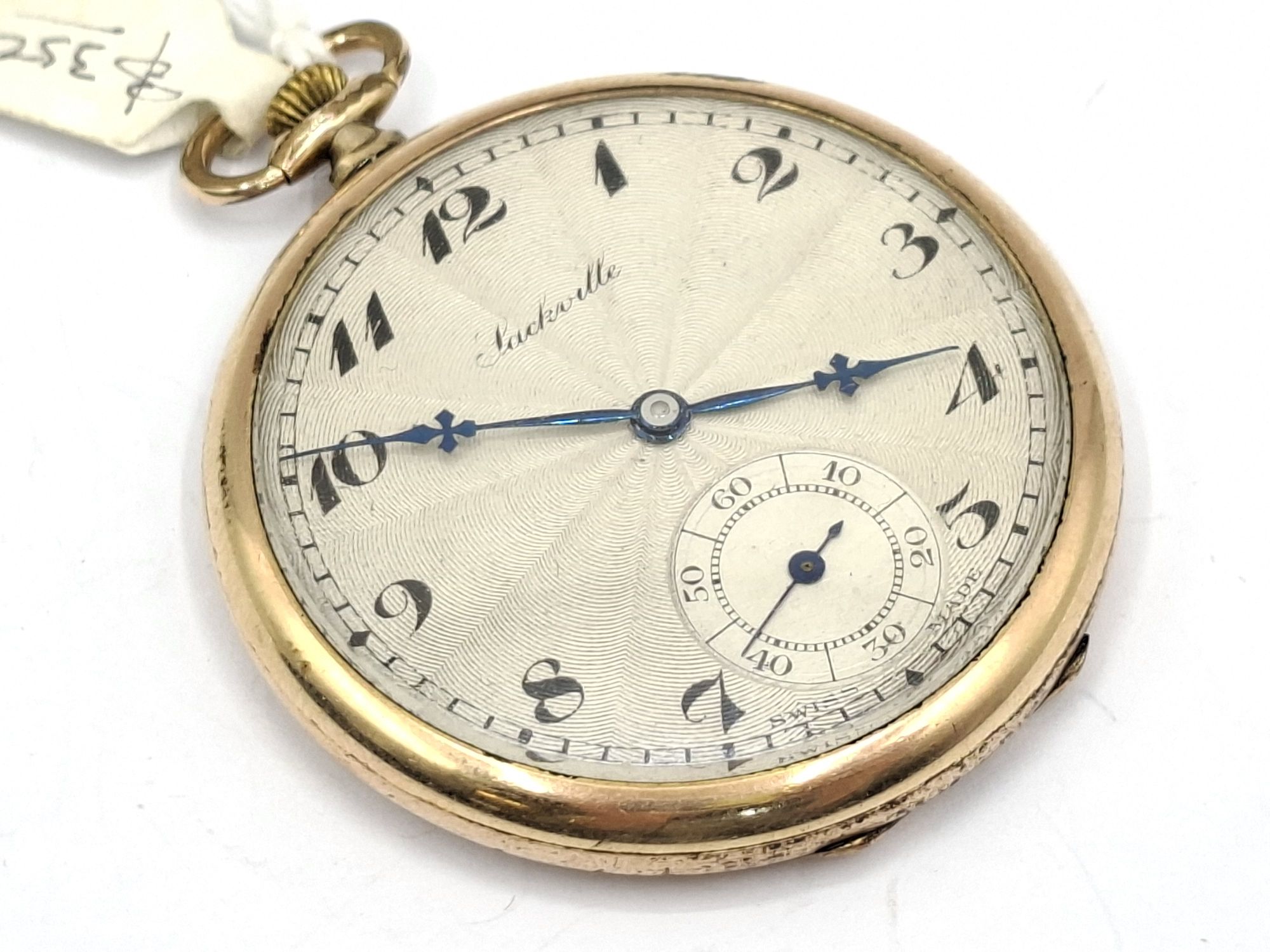 Art Deco Open Faced Pocket Watch