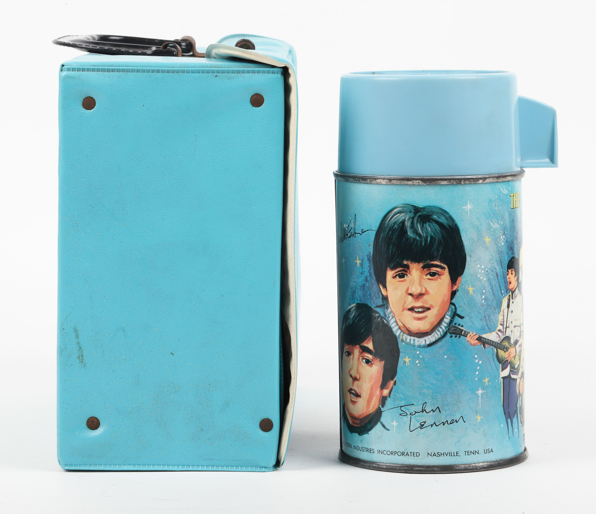 The Beatles Vinyl Lunchbox With Thermos | Miller & Miller Auctions Ltd