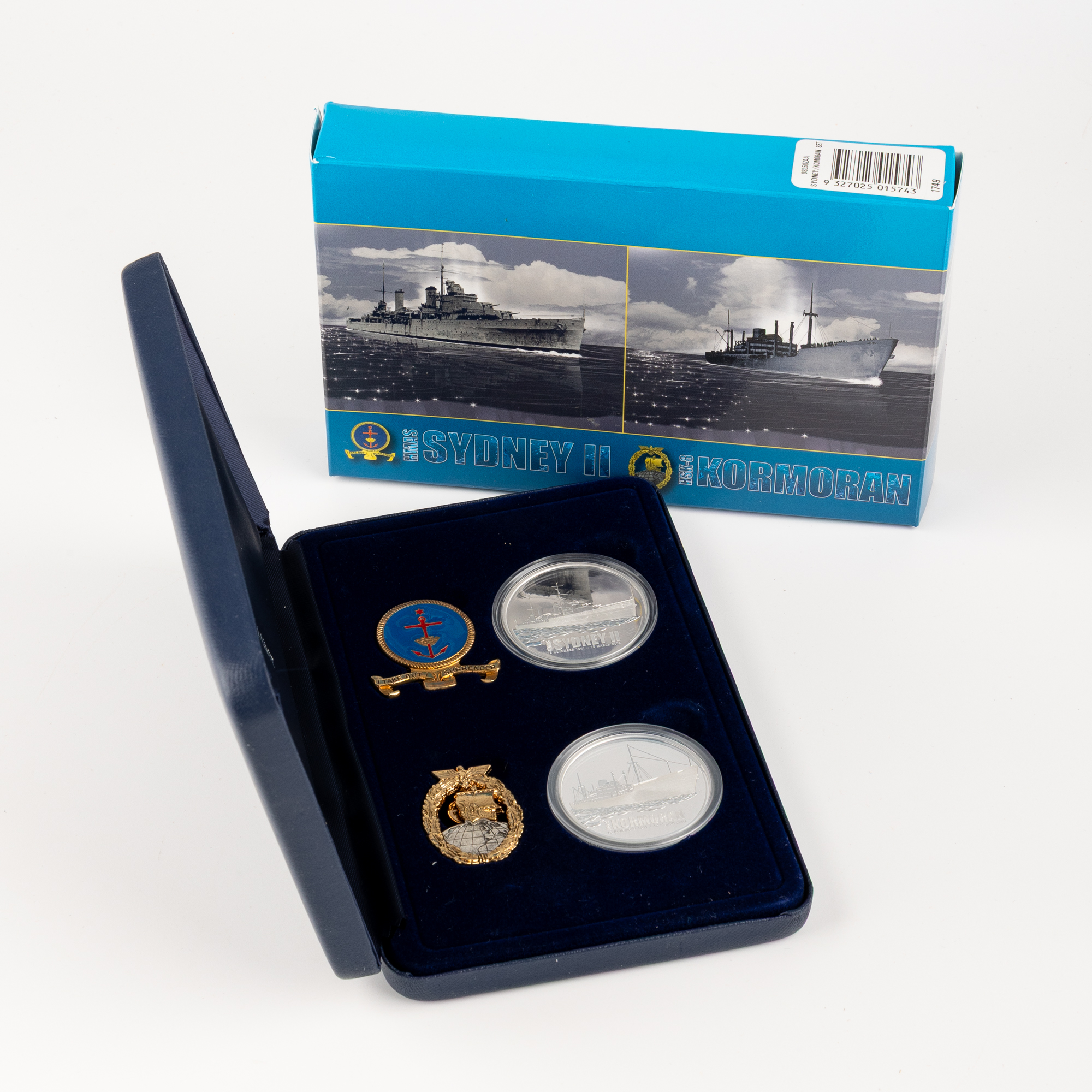 Elizabeth II, Perth Mint - HMAS Sydney II, HSK-8 Kormoran, One Dollar, 2008, FDC